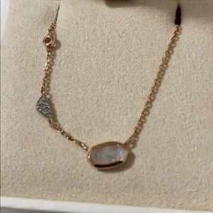 Kendra Scott Rose Gold Moonstone Aryn pendant